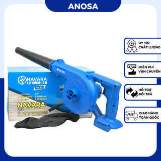 Thân máy thổi bụi dùng pin NAVARA 9001, máy thổi hút bụi cầm tay công suất lớn 680W sử dụng pin chân phổ thông M21