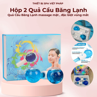 Hộp 2 Quả Cầu Băng Lạnh, massage thư giãn, nâng cơ, se khít lỗ chân lông