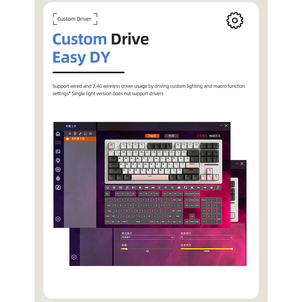 Bàn Phím Cơ Silent Xinmeng M87 V2 Không Dây Bluetooth Gaming LED RGB Pro App Custom Hotswap , 3 Mode | BigBuy360 - bigbuy360.vn