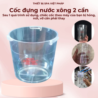[ CÓ VIDEO ] Cốc đựng nước của máy xông 2 cần