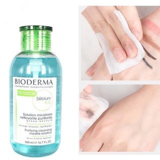 Nước tẩy trang bioderma 500ml dành cho mọi loại da chính hãng