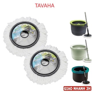 Miếng giẻ lau sàn thay thế của cây lau sàn Lock&Lock ETM498 (2P HAI BÔNG LAU) ETM451