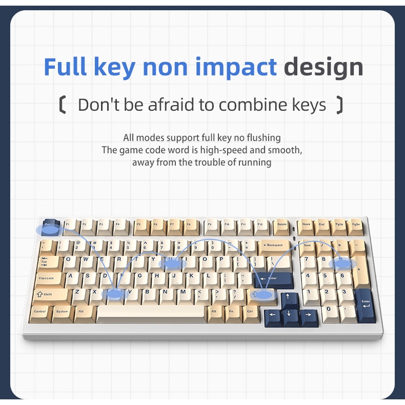 Bàn Phím Cơ Xinmeng X98 Pro 3 Mode Không Dây Bluetooth Led RGB - Mạch xuôi - App Marco - Phím PBT - Hotswap | BigBuy360 - bigbuy360.vn