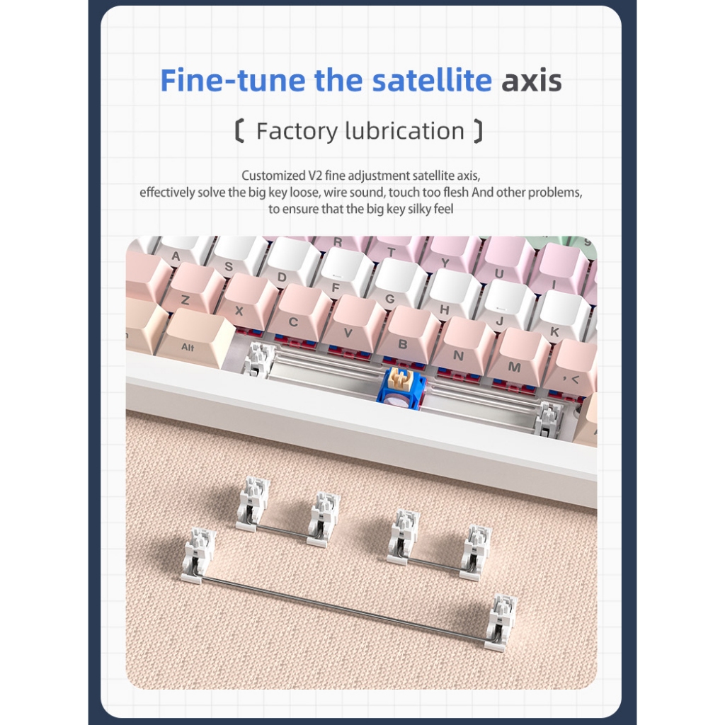 Bàn Phím Cơ Xinmeng X98 Pro 3 Mode Không Dây Bluetooth Led RGB - Mạch xuôi - App Marco - Phím PBT - Hotswap | BigBuy360 - bigbuy360.vn