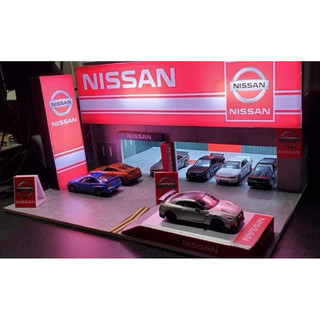 mô hình showroom garage 1/64 (order)