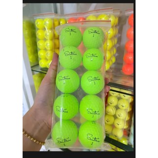 (Combo 10 quả) Bóng golf Saintnine Màu độ mới 98%