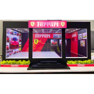 Mô hình garage showroom trần 3D 1/12, 1/18, 1/24 (order)