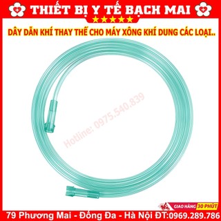 Dây Dẫn Khí Cho Máy Xông Mũi Họng mầu xanh