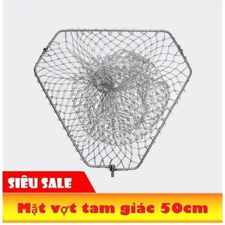 Mặt vợt lưới vớt cá 50cm gấp gọn tiện lợi