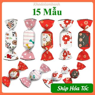 100 giấy gọi kẹo nougat xoắn