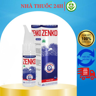 Xịt muối biển Zenko Người Lớn Nhất Nhất - Công thức nhượng quyền từ USA.