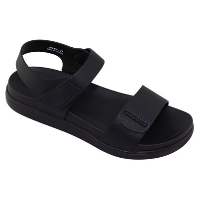 Sandal đế bằng nữ Bita's SHANA.01 (Đen + Trắng + Vàng bò + Vàng)
