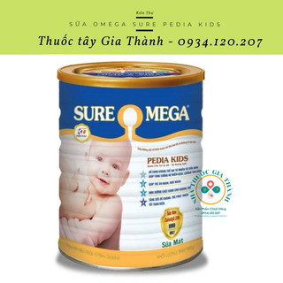 Sữa bột dành cho trẻ từ 6-36 tháng tuổi pedia kids sure omega lon 900gr