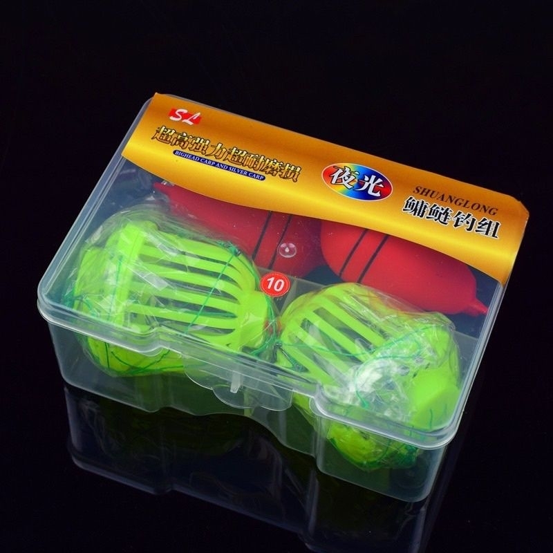 Hộp 2 Bộ Lăng Xê Câu Mè/ Lăng Xê Bom Mè Dạ Quang Cao Cấp