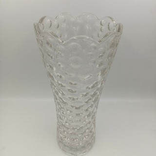 Bình bông lọ hoa thủy tinh trong suốt miệng loe cao 30 cm sang trọng cao cấp