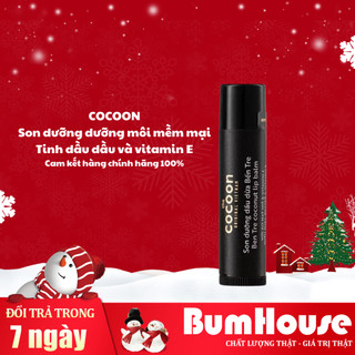 Son Dưỡng Dầu Dừa Cocoon Ben Tre Coconut Lip Balm With Shea Butter & Vitamin E 5g
