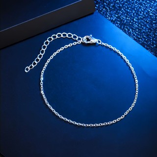 Lắc chân sợi mảnh bằng thép không gỉ, vòng đeo chân inox thời trang cho nam và nữ.