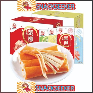 THANH CUA - đồ ăn vặt Trung Quốc - Snack Seeker gói 15g, thanh cua ăn liền