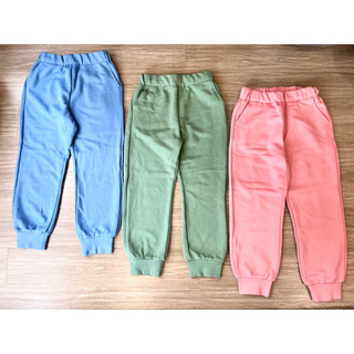 Quần jogger xuất Hàn chất da cá dày dặn cho bé trai/ gái size 16-40kg