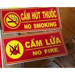 Biển cấm lửa/ Biển cấm thuốc/ Pccc