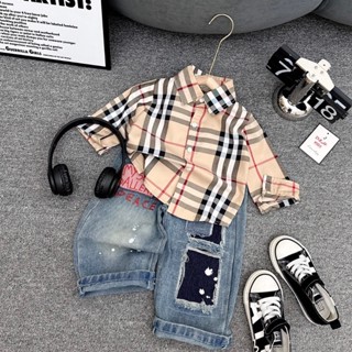 Sét áo bbr kèm quần jean sành điệu cho bé trai