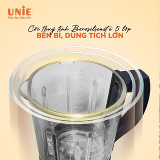 ( tặng lưới bọc quạt có hoặc ko tuỳ đợt ) Máy làm sữa hạt đa năng Unie VX