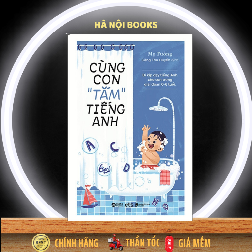 Sách - Cùng Con Tắm Tiếng Anh [AlphaBooks]