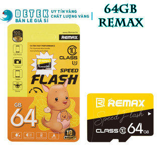 Thẻ nhớ MicroSD Remax 64Gb Class 10 sử dụng cho camera, điện thoại ...
