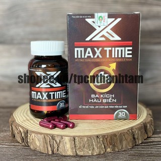 Viên uống Hàu Biển MAXTIME hỗ trợ trăng cường sinh lý, giảm xuất tính sớm, kéo dài thời gian quan hệ - Hộp 30 viên