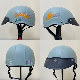 Mũ bảo hiểm 1/2 đầu chita helmets ct31 nhiều màu tem lovely dragon