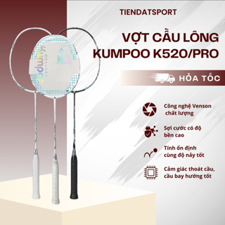 Vợt cầu lông Kumpoo Power Control K520 Pro căng sẵn 11kg,tặng cuốn cán,tặng túi nhung đựng vợt