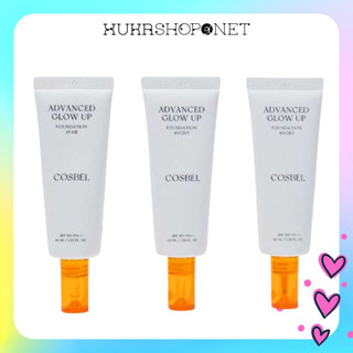 Kem nền Cosbel Advanced Glow Up Foundation Spf 50+ Pa+++ chất nền lỏng, mỏng nhẹ