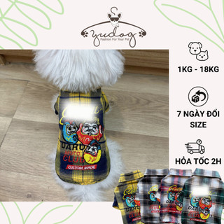 Sơ mi cho chó mèo, áo sơ mi mặc cho chó mèo, áo cho thú cưng chó mèo yudog