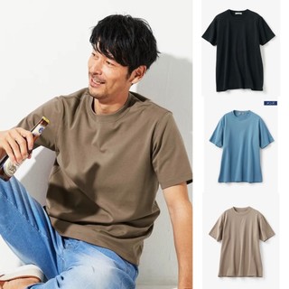 |AN01| Áo thun nam cotton cổ tròn xuất Nhật dư xịn