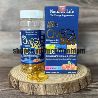 Dầu Cá Omega Alaska 3,6,9 Hỗ Trợ Hệ Tim Mạch , Trí Não , Tăng Cường Thị Lực , Sáng Mắt - Hộp 100v