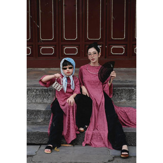 Áo Dài Gấm Cách Tân MPB