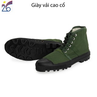 Giày vải bảo hộ lao động đế cao su - giày vải linh nam