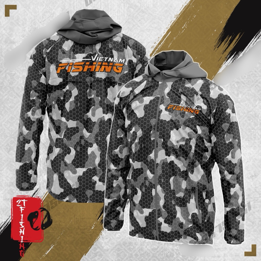 ÁO CÂU CÁ VN FISHING - Chống Nắng  - Ảnh Thật ( Thiết kế thể thao ,Siêu nhẹ và bền chắc , Thoáng Khí
