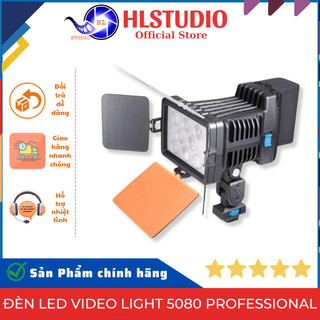 Đèn Led Video Light 5080 Professional HL Studio - Đèn Chiếu Sáng Chuyên Nghiệp Cho Video, Livestream, Chụp Ảnh