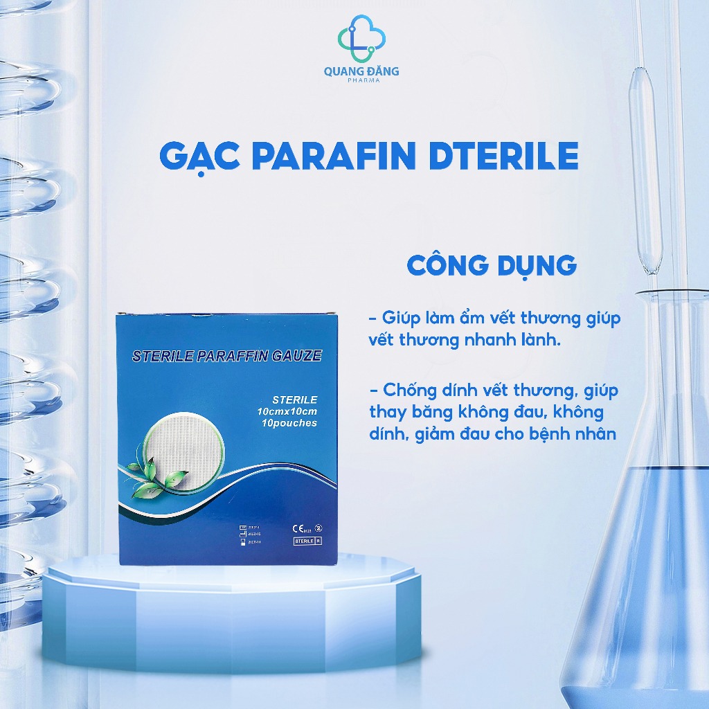 Băng Gạc Jelonet Paraffin Vô Trùng bảo vệ vết thương