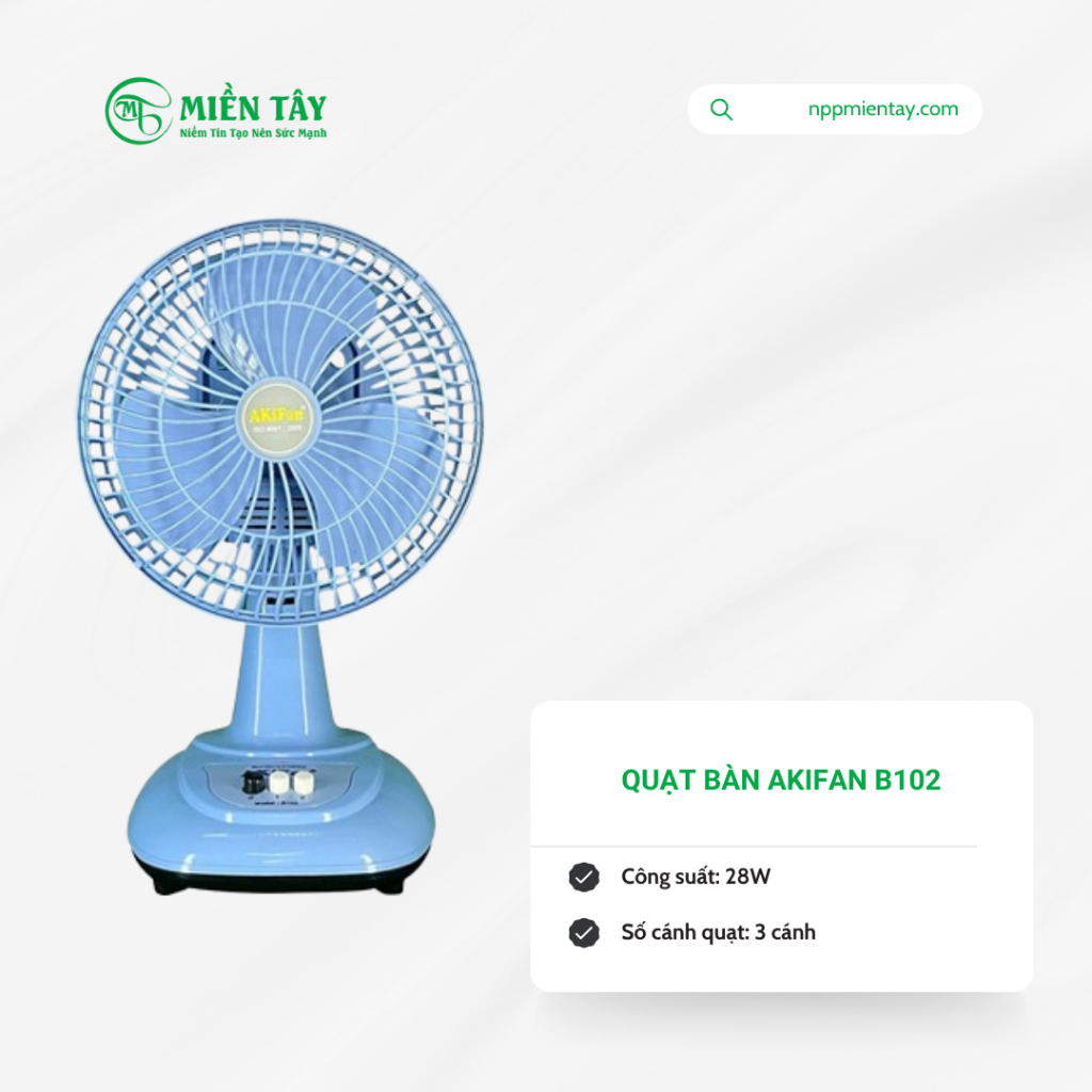 QUẠT BÀN AKIFAN B102