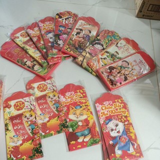 combo 10 bao lì xì tết