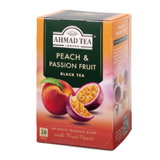 Trà đen hương Đào & Chanh dây Ahmad (túi lọc có bao thiếc) - Peach & Passion Fruit Tea