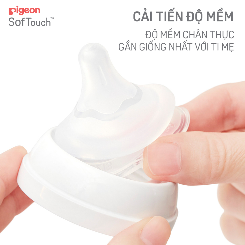 Bình sữa Pigeon PPSU Plus thế hệ III phiên bản Nhật hình Gà Con 160ml/ 240ml