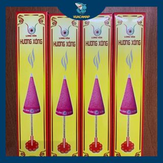 ( 3 hộp ) Nhang xông phong thủy Long Vân tẩy uế, trừ tà, 12 thảo dược, 100% thiên nhiên - Vuacamap