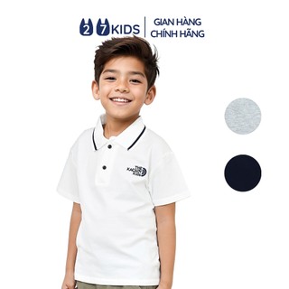 Áo Polo bé trai ngắn tay 27Kids KACADY áo thun sơ mi cộc nam cho trẻ từ 2-10 tuổi BSPO1
