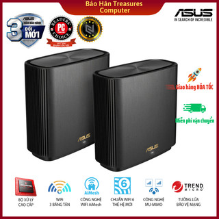 Bộ phát wifi6 asus zenwifi xt8 2 pack ax6600 3 băng tần - hàng chính hãng asus việt nam