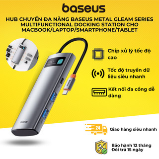 Hub chia cổng baseus cổng type c sang hdmi usb 3.0 dành chopro air surface pro