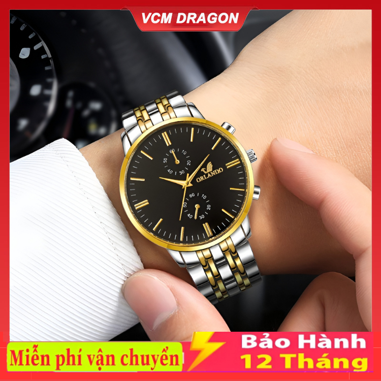Đồng hồ thời trang nam Orlando phong cách sang trọng , bào hành 12 tháng