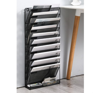 Kệ hồ sơ, giá để tài liệu, sách báo 13 NGĂN TREO TƯỜNG/ĐỂ BÀN A4 Kim Loại chắn chắn cho văn phòng, công ty, trường học